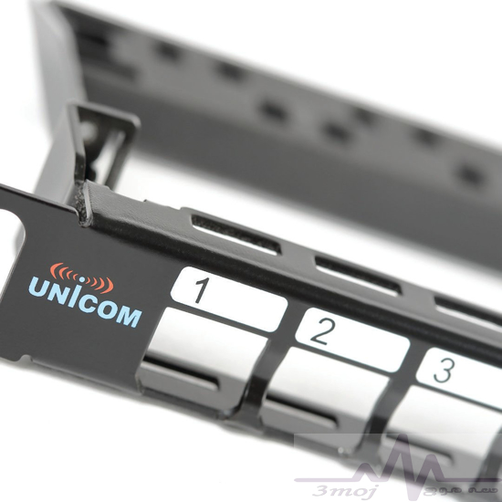 پچ پنل یونیکام Unicom High Density Patch Panel Compatible with all category 5e, 6 and 6A, UC-PNL-H
