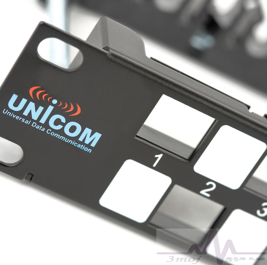 پچ پنل زاویه دار یونیکام  Unicom Angled Patch Panel, UC-PNL-A