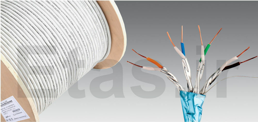 کابل یونیکام cat6a 10gbps unicom cable 3moj